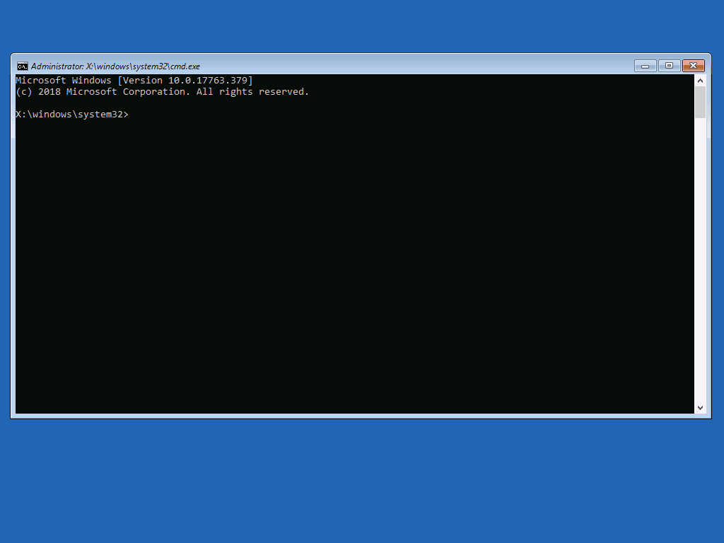dcommand line edit boot order windows
