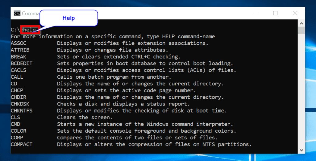 list drives in command prompt windows 10