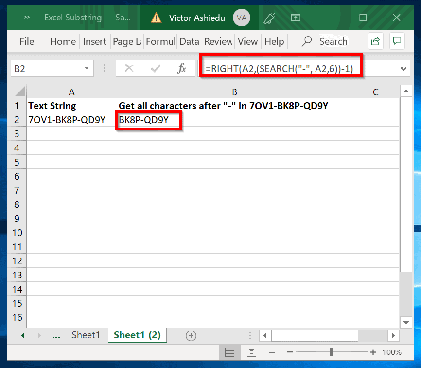Excel Substring  How to Get  Extract  Substring in Excel - 68