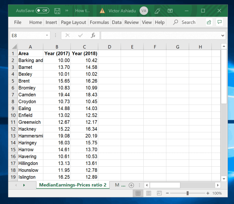 create scatter chart excel