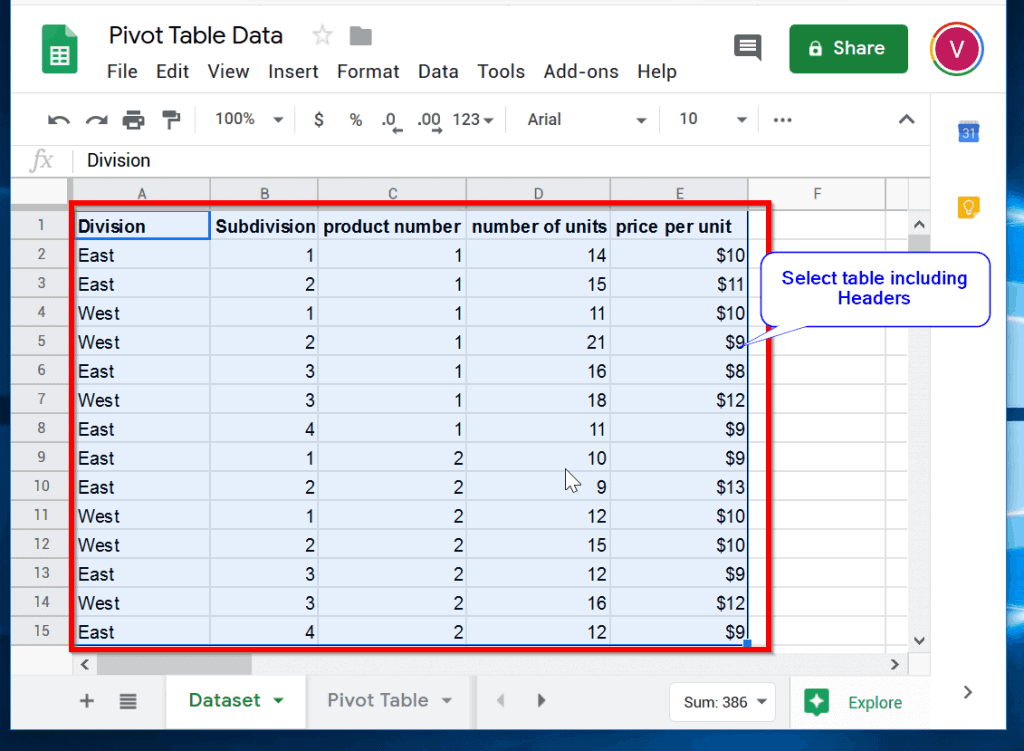 Make A Table In Google Sheets Decoration For Bathroom