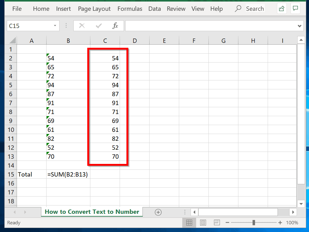 4 Ways To Convert Text To Number In Excel Itechguides 7488