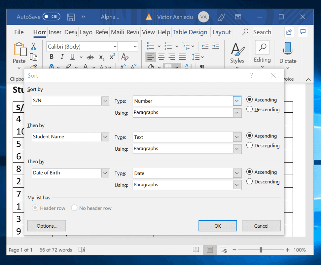 How to Alphabetize in Word (Sort Lists or Tables in Microsoft Word)