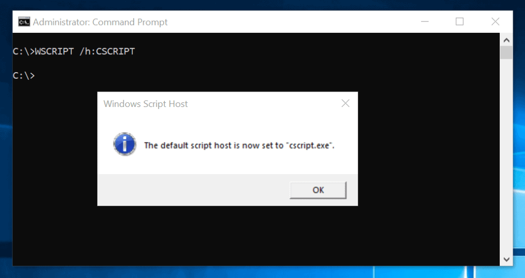 WSCRIPT Exemples - modifier le fichier de script Windows par défaut en CSCRIPT