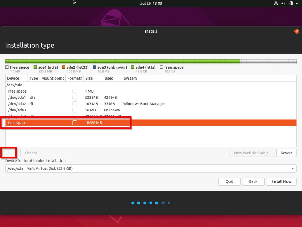 No Root File System Is Defined When Installing Ubuntu Fixed