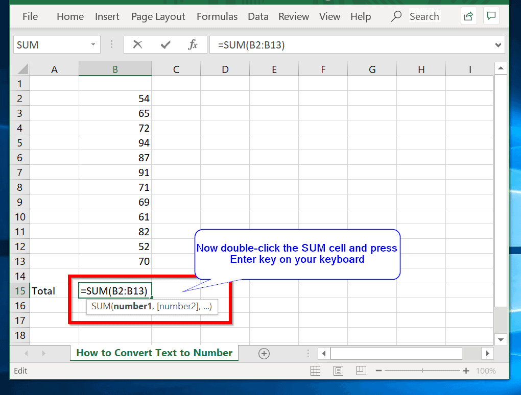 excel for mac convert text cell to number cell