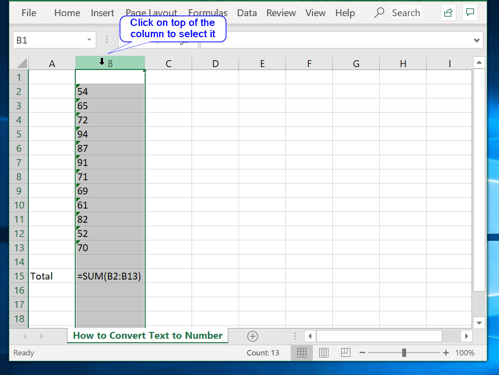 4 Ways to Convert Text to Number in Excel - 60