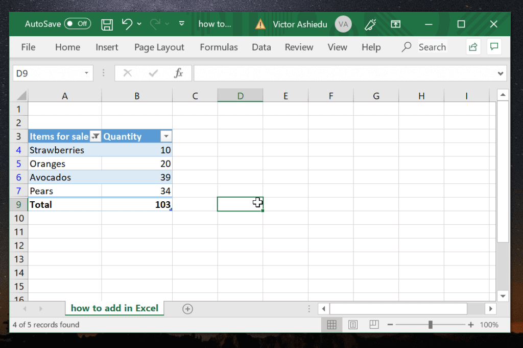 how-to-add-in-excel-excel-sum-with-examples-itechguides