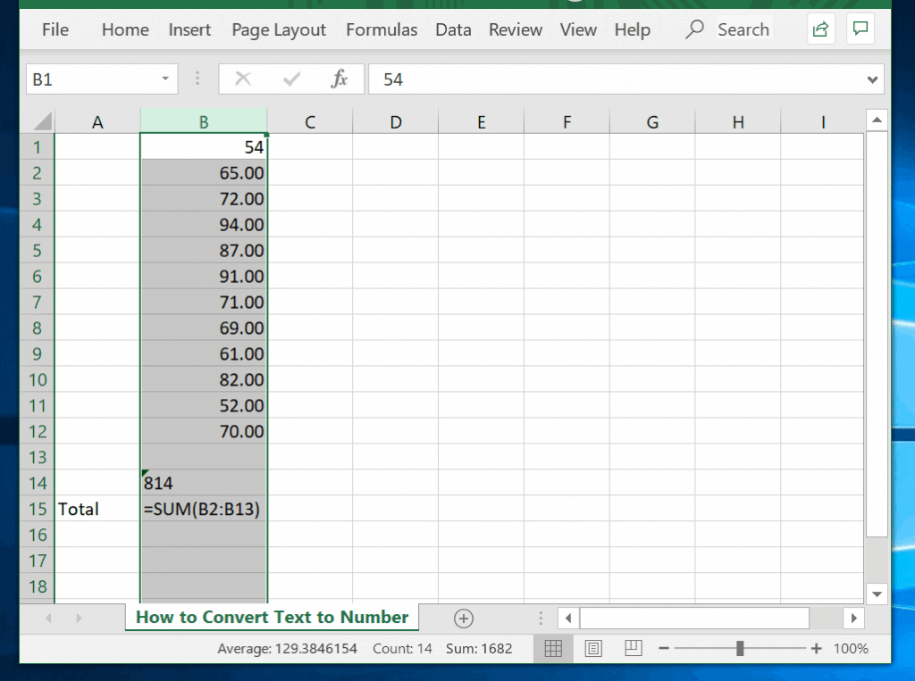 4 Ways to Convert Text to Number in Excel - 17