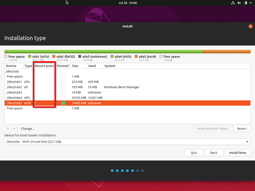 no root file system is defined ubuntu