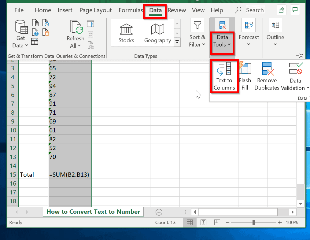 4 Ways to Convert Text to Number in Excel - 85