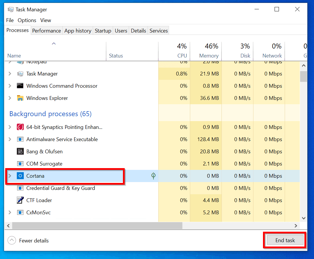 task manager close all apps