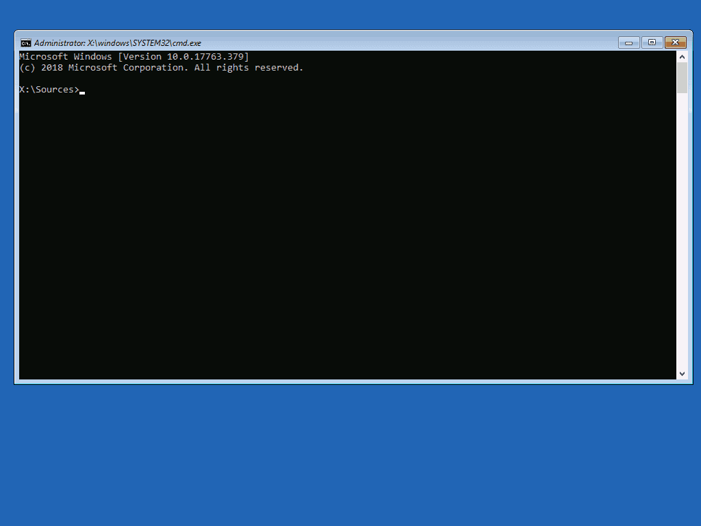 bootrec /fixboot access denied in windows 10