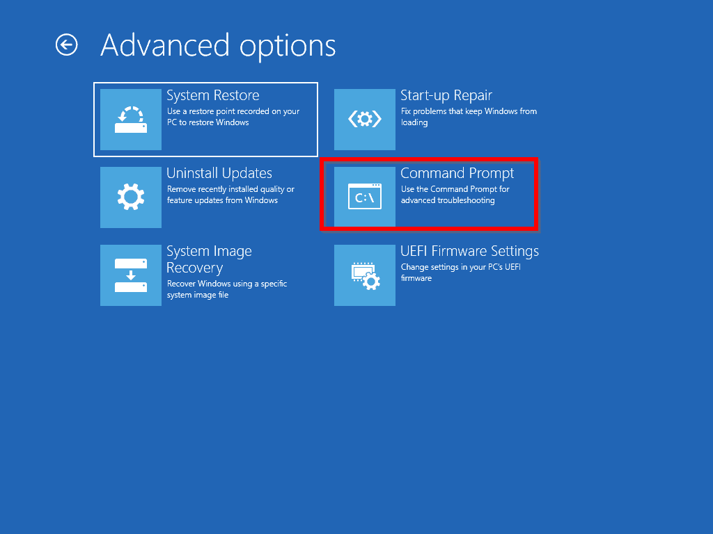 bootrec /fixboot access is denied windows 10