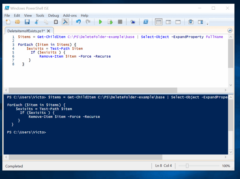 powershell script to monitor folder for new files