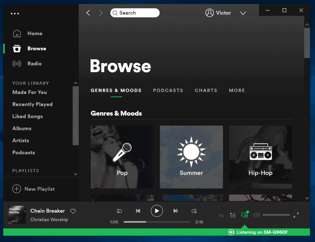 search spotify playlists by song
