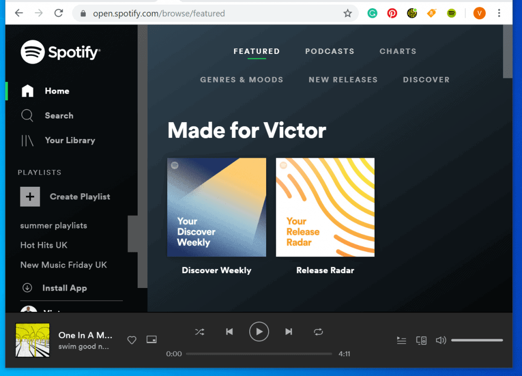 how to refresh spotify on mac
