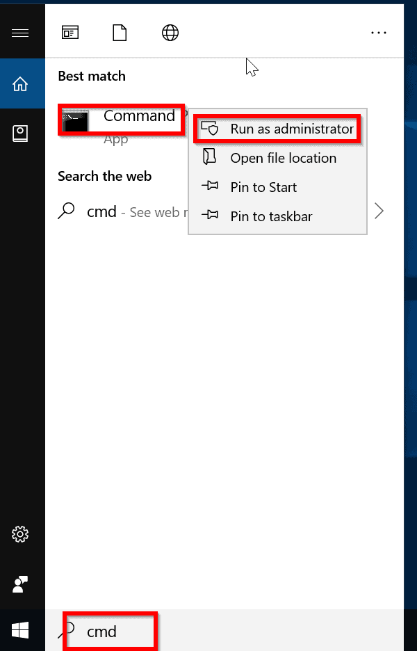 windows start menu not working windows 10 rdp