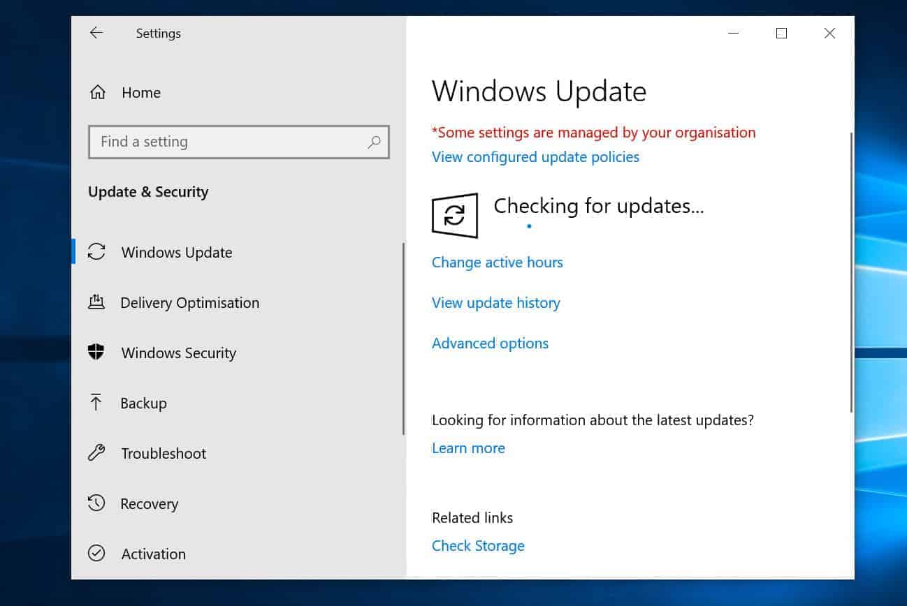 microsoft updates for windows 10 will not run