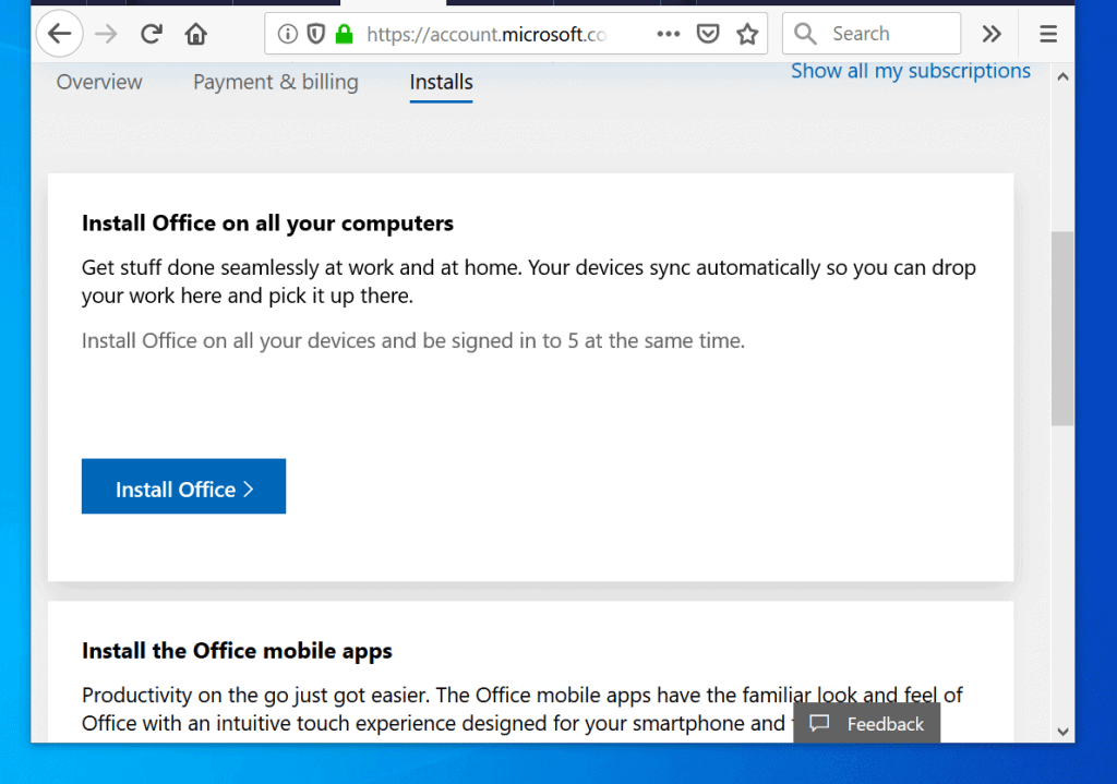 office 365 offline download