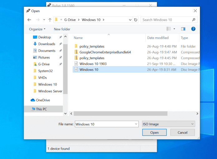 how to burn iso to usb in windows 10