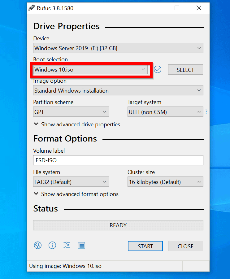 how to burn iso to usb windows 10 free