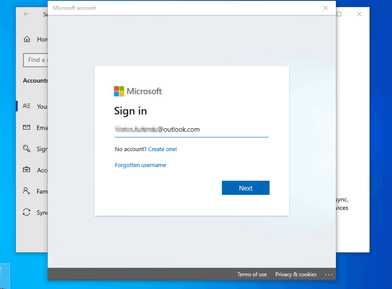 how do i sign in to my microsoft account