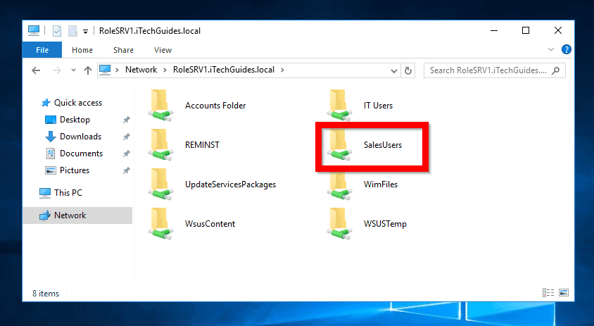 how to create a shared folder in windows 10