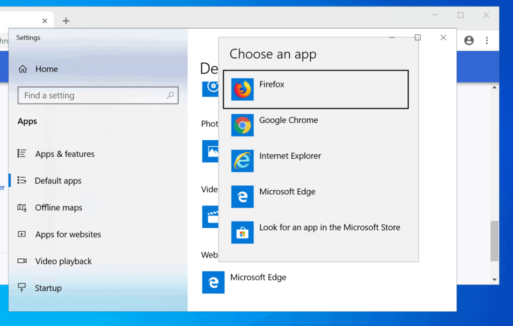 how to make google chrome default browser in windows 11