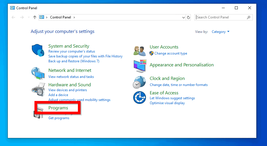 Отключить iis windows 10