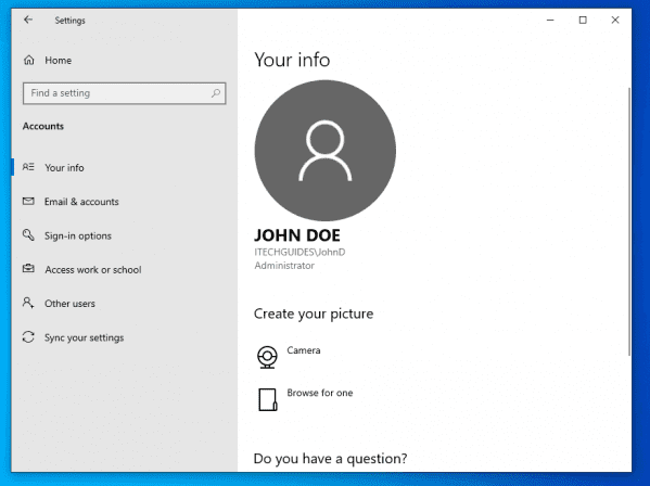 how to change microsoft account picture on mac