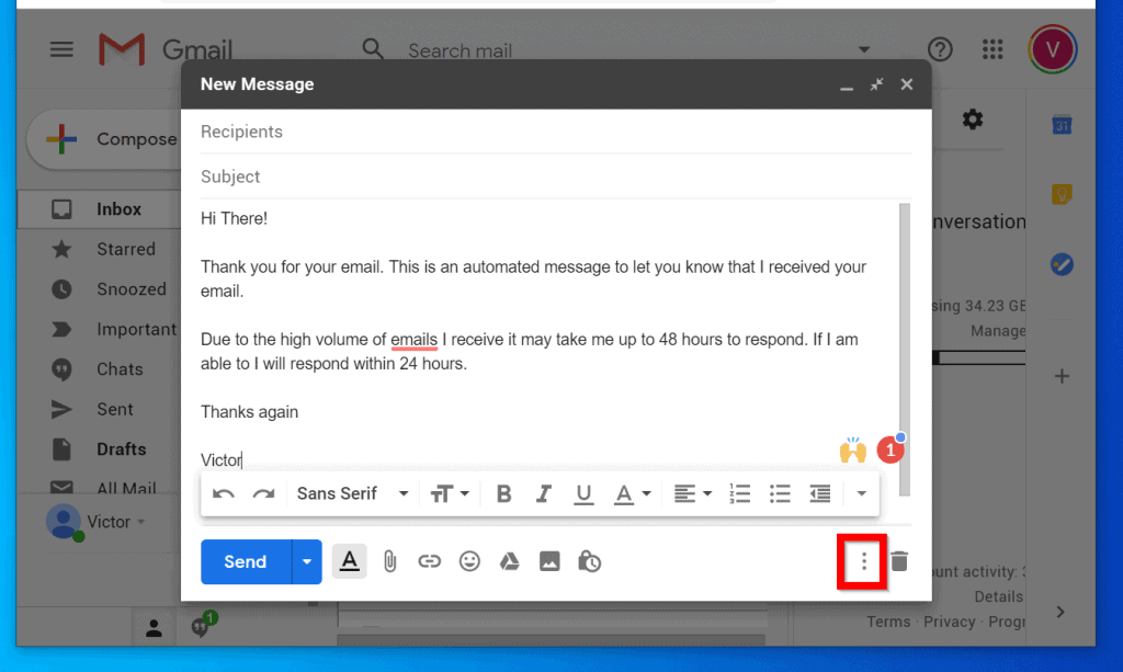 auto reply email for mac