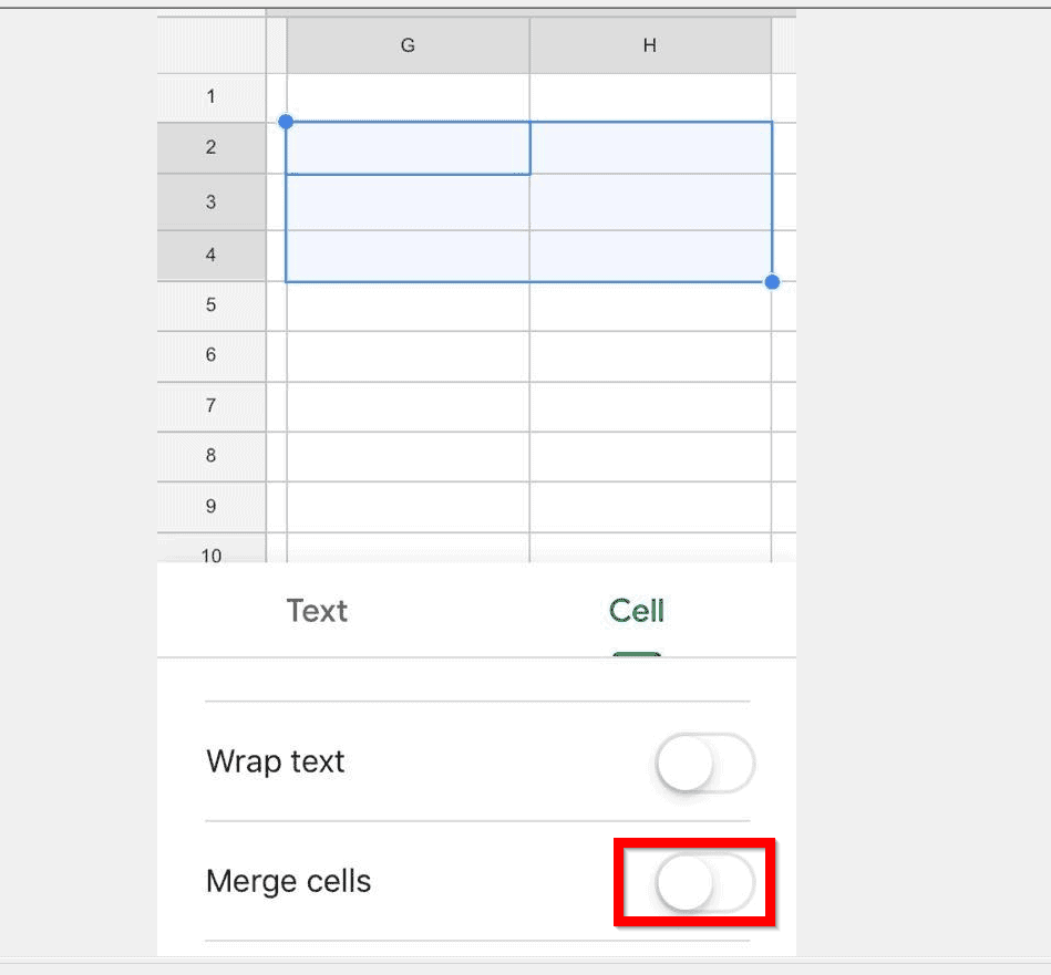 doc merge by cell google drive