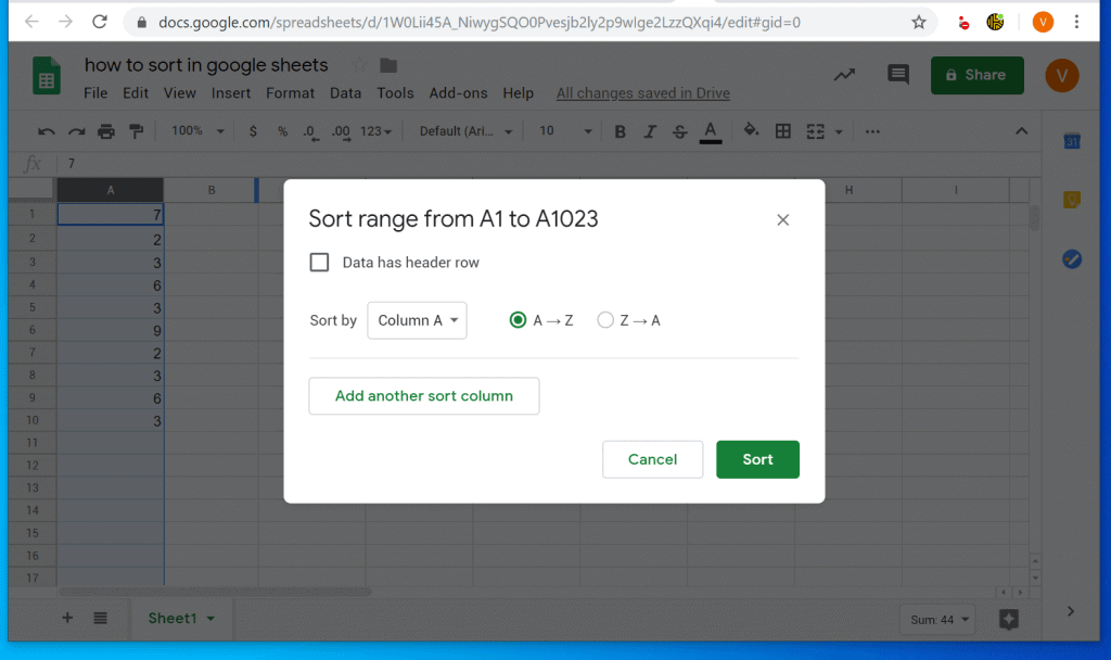 google sheets download for pc