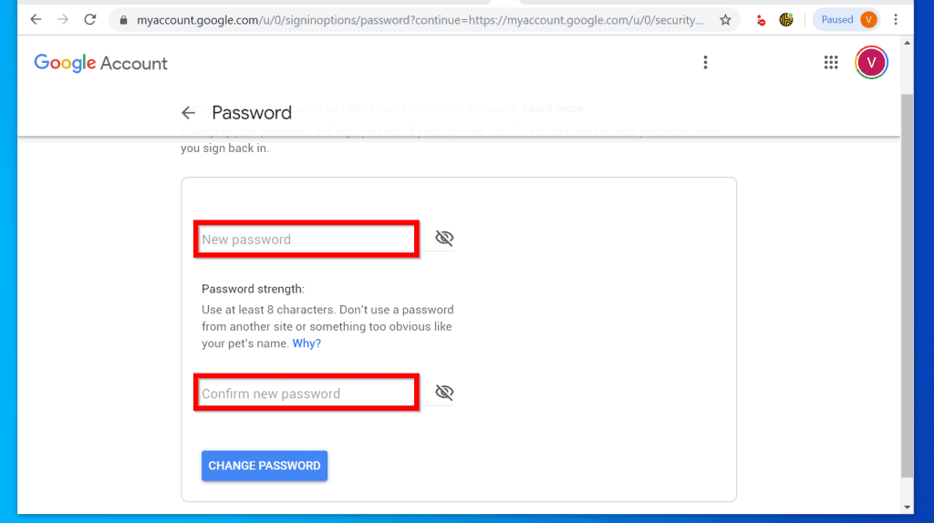 How to Change YouTube Password (from a PC or YouTube App)