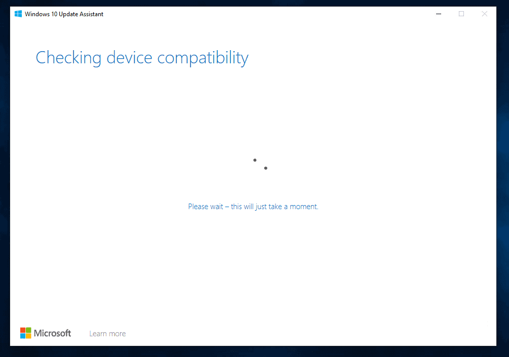 update windows 10 assistant