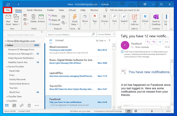 add signature to email outlook