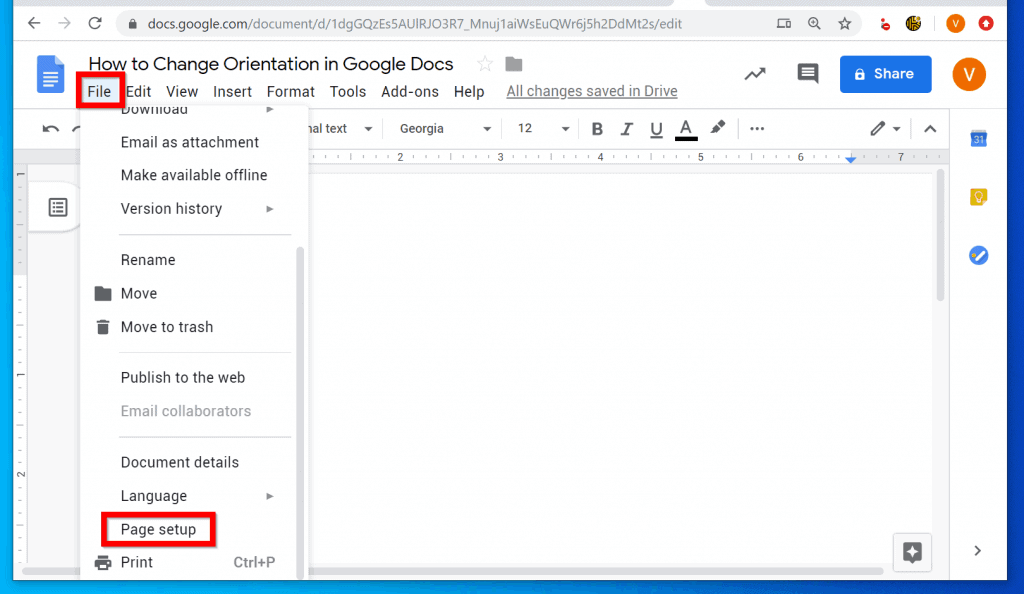 How To Change Page Colour On Google Docs