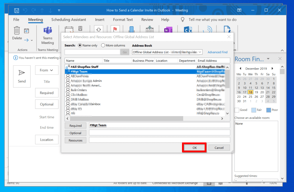 How To Make An Outlook Calendar Invite Private