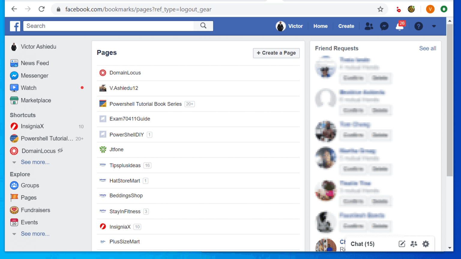 facebook page app for pc