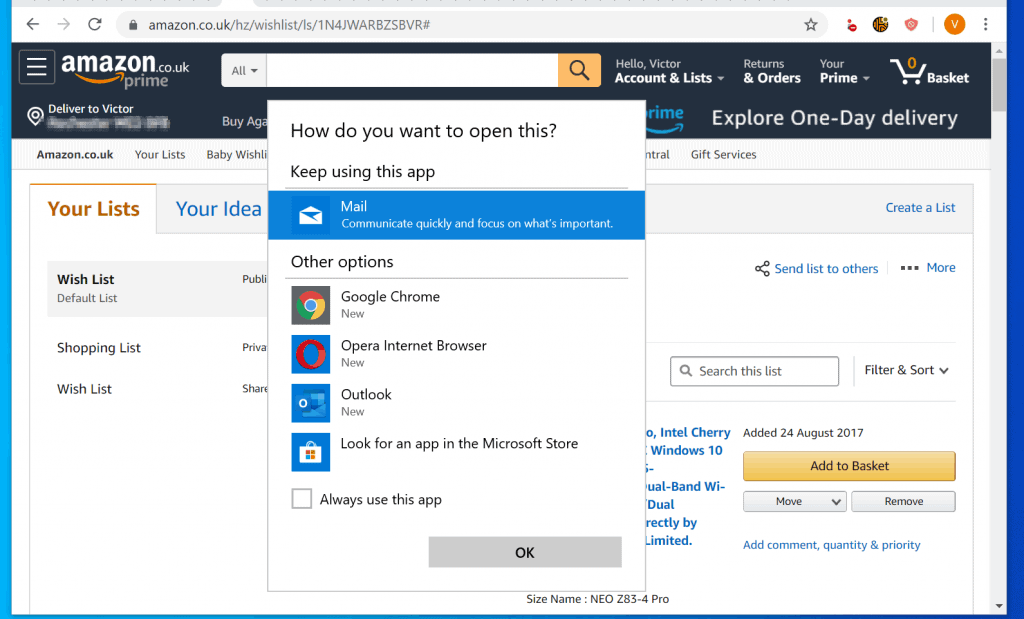 How to share your wishlist on amazon