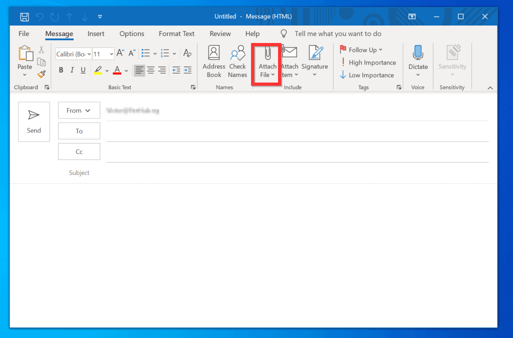 Outlook - Attach an Email to an Email