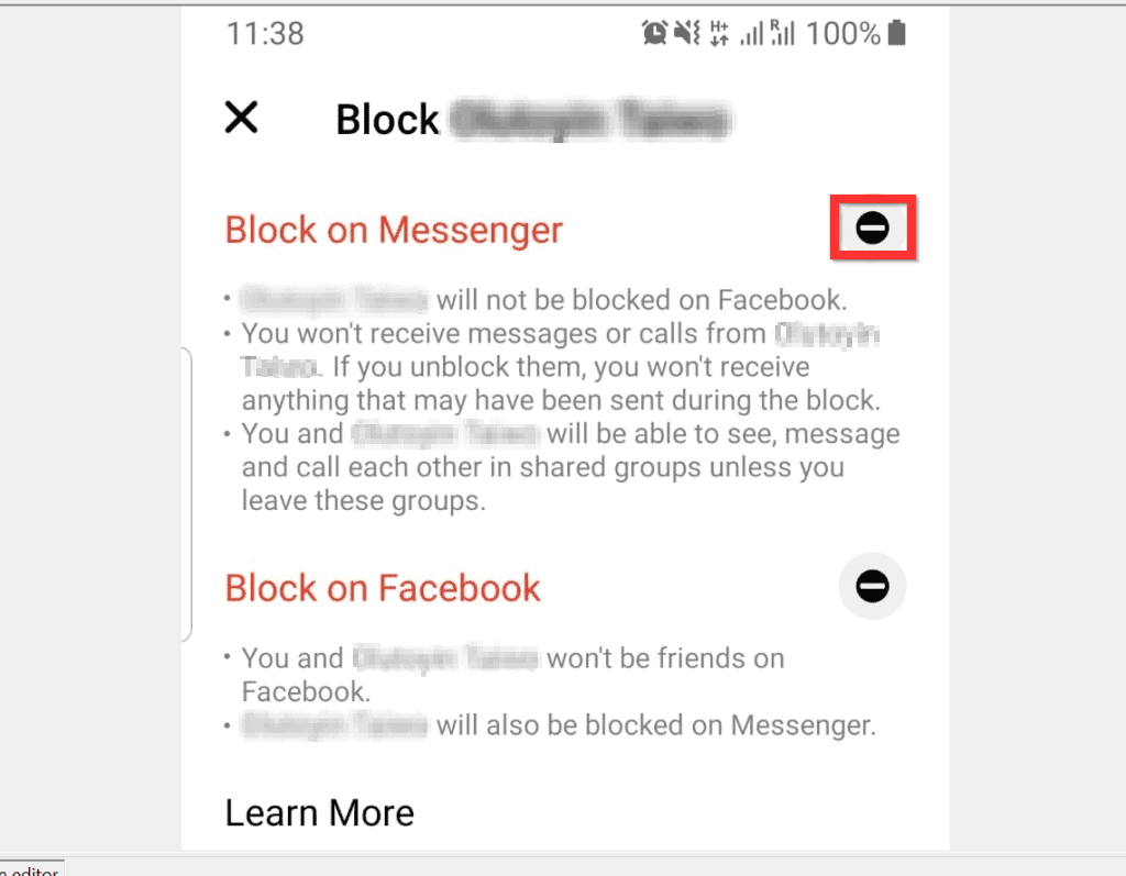 facebook messenger block adguards