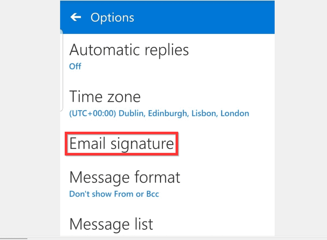how to add signature in outlook on desktop