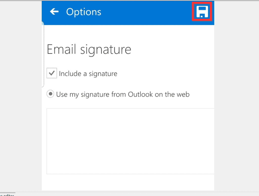 how to add signature in outlook android