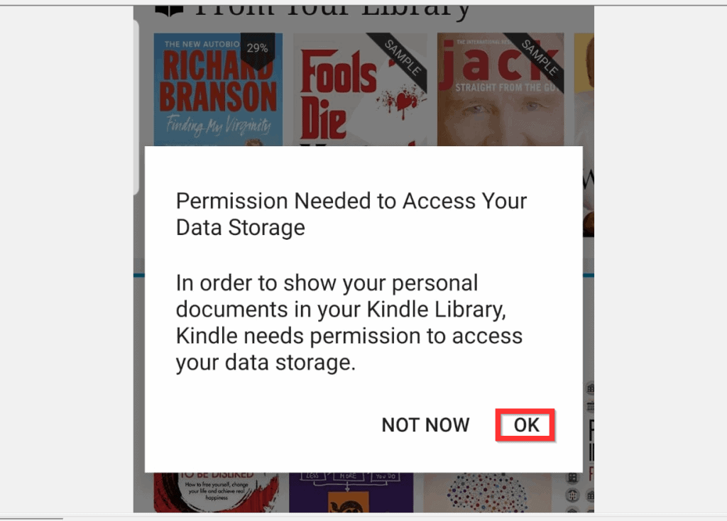finding send to kindle app