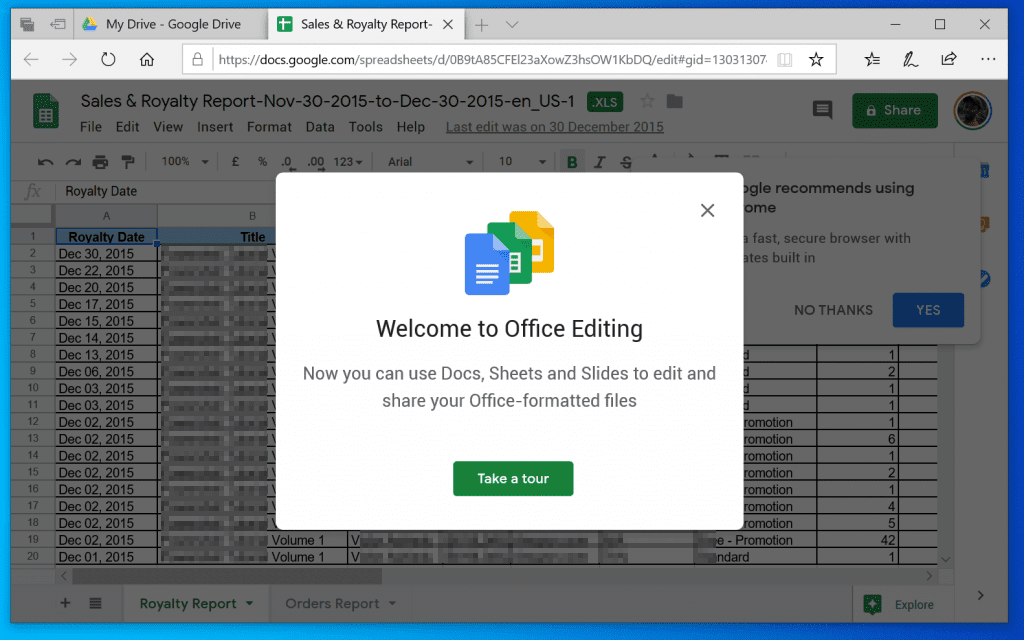 upload xlsx to google sheets