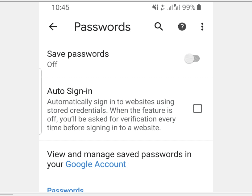 disable google smart lock spotify