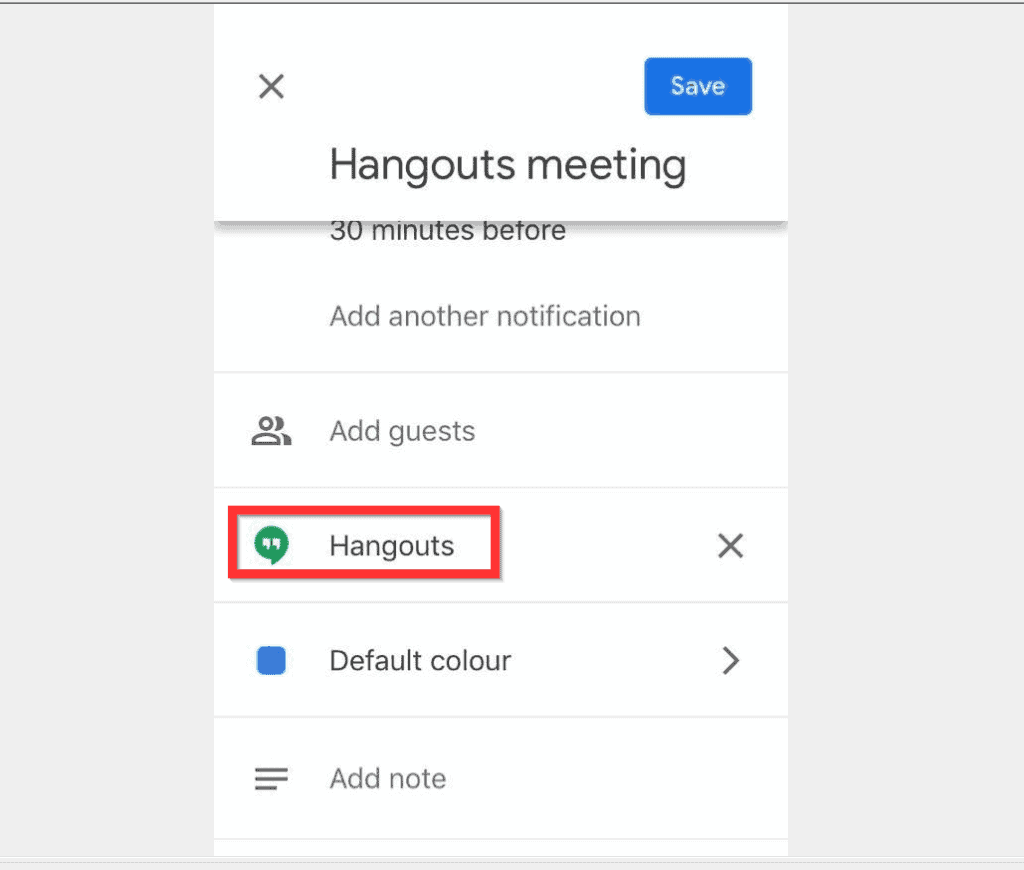 google hangouts ending