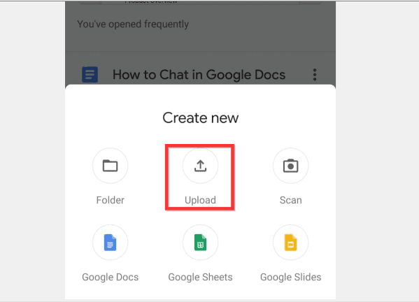 how to upload photos from phone to google drive